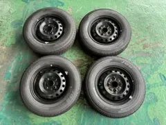 145/80R12 80/78NLTブリヂストンK370純正鉄ホイール12インチ - メルカリ