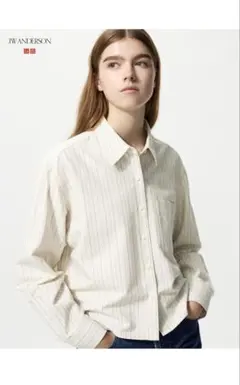 UNIQLO×JW ANDERSON オックスフォードシャツ/ストライプ