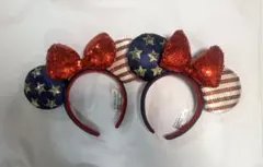 ディズニー カチューシャ アメリカン　2個セットのサムネイル
