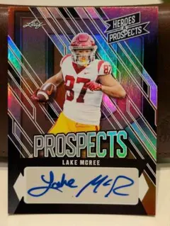 Lake McRee NFL PROSPECT 2025 直筆サイン 8/99