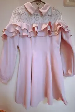 ミニワンピース rojita ワンピース ピンク 花柄ミニワンピース Rlab store