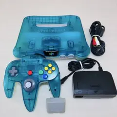 動作確認済み 美品 ニンテンドー64 クリアブルー