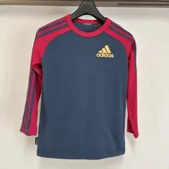adidas 長袖カットソー ネイビー/レッド