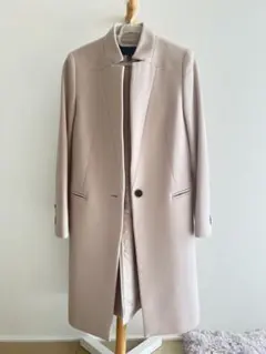 【美品】iCB ロングコート ライトベージュ　ウール100%