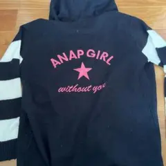 ANAP GIRL フード付きカーディガンS