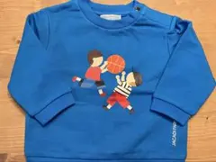 【訳あり】新品Jacadi ブルー　トレーナー　6M