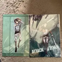 進撃の巨人　リヴァイ　クリアファイル　セット