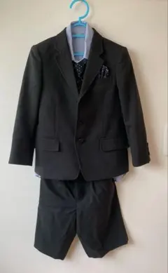 フォーマルスーツ ダークグレー 120cm