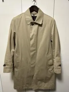 マッキントッシュフィロソフィー　ベージュ ステンカラーコート ライナー付き