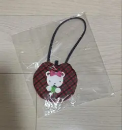 ファミリア　familiar　VIPDAY限定　チャーム　赤チェック　りんご