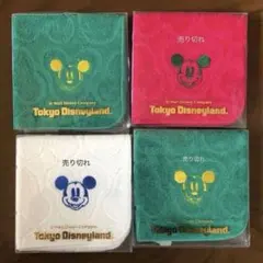 ミッキー ミニーちゃん キャラクタータオル ハンカチ ディズニー ランド シー