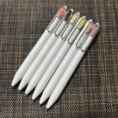 三菱鉛筆　ユニボールワン　ナイトカフェカラー　0.38mm 6本セットのサムネイル