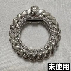 未使用 スカーフリング ストール留め　スカーフクリップ　サークルデザイン￼のサムネイル