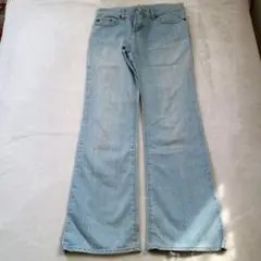 ライトブルー フレアデニム 00s y2k 平成ギャル グランジ