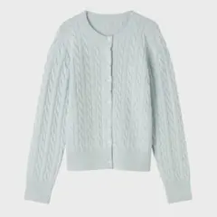 the toe TOÉ Baker Cardigan ライトブルー
