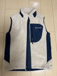 【美品】Columbia コロンビア ボアフリースベスト メンズ アウトドア