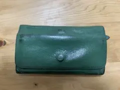 イルビゾンテ　IL BISONTE レザー　長財布　グリーン