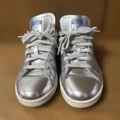 adidas STAN SMITH メタリックシルバー スニーカーのサムネイル
