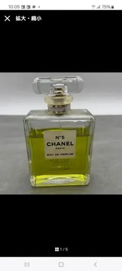 CHANEL N°5 オードゥパルファム　ヴァポリザター（100mlビン）