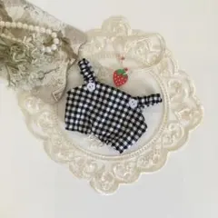 アイナナ モンぬい サロペットセット チェック×黒のサムネイル