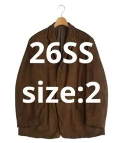 COMOLI(コモリ) / スエード ジャケット 26SS サイズ2のサムネイル