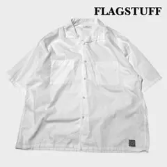 美品 FLAGSTUFF BIG S/S SHIRT オープンカラー Lのサムネイル