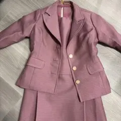 ピンク スーツ 半袖ワンピース&ジャケット