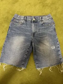 ZARA 子供服 キッズ デニム 半ズボン ダメージ加工 美品✮ 152cm