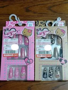 ★ハローキティ ネイルチップ　2コセット
