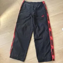 PUMA ブラック ジャージパンツ