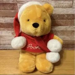 ウォルト・ディズニーワールド くまのプーさん サンタぬいぐるみ 約32cm