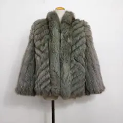 サガフォックス 銀サガ ダイドフォックス ショート丈 コート ジャケット 毛皮