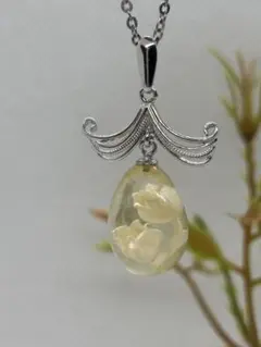 SVシルバーデザインネックレス