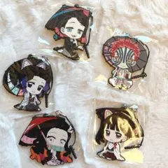 鬼滅の刃　ぺたん娘　ラバーストラップ　和傘