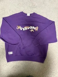 VISION STREET WEAR 紫 スウェット