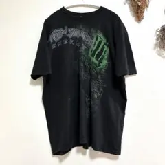 USA製00初期 モンスターエナジーTシャツXL 両面プリント 企業ロゴ 激レアのサムネイル