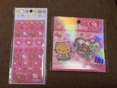 Hello Kitty クリスタルシール、タイルシール　2点