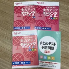 チャレンジ5年生　実力アップ チャレンジ標準コース、まとめテスト予想問題