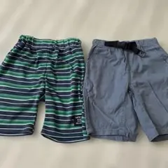 キッズ ハーフパンツ 2枚セット