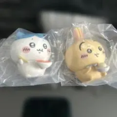 匿名　ちいかわ ハチワレ うさぎ ミニフィギュア 2点セット　ガチャのサムネイル