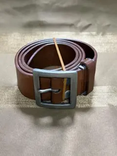 ブラウンレザー ベルト イタリア製　ユニクロ　革