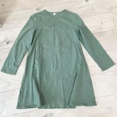 SHEIN グリーン ワンピース 10Y 130cmくらい
