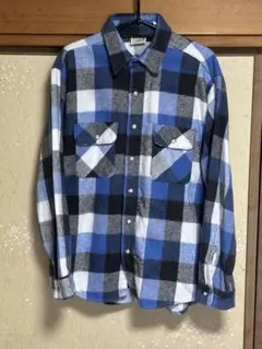 【USA製 90s】FIVE BROTHER フランネルシャツ チェックシャツ