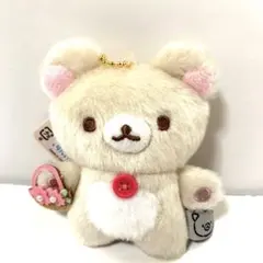 san-x 鏡の中のコリラックマ ネコ ボールチェーン付きぬいぐるみ
