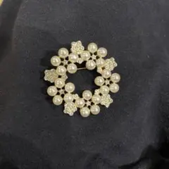ブローチ⭐︎パール