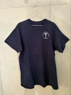 プリントTシャツ ネイビー #TO STRONG