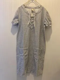 新品未使用タグ付き　ロキシー　ROXY ボーダーワンピース　Sサイズ