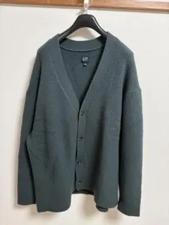 GAP ダークグリーン カーディガン