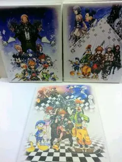 一番くじ キングダムハーツE賞 キャンバスボード3種セット+おまけ