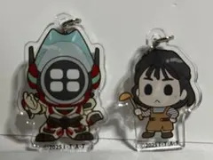仮面ライダーゼッツ　アクリルチャーム2個セット 特典ステッカー ゼロ&万津美浪